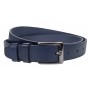 Curea barbati, eleganta, pentru costum, din piele naturala, Bleumarin, 3cm - CK76BLM